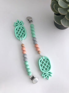 Mini Pineapple teether with clip