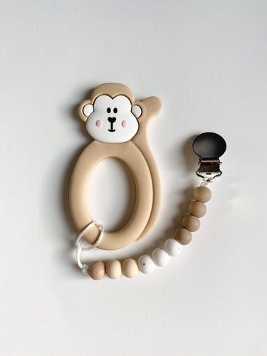 Monkey teether with Clip