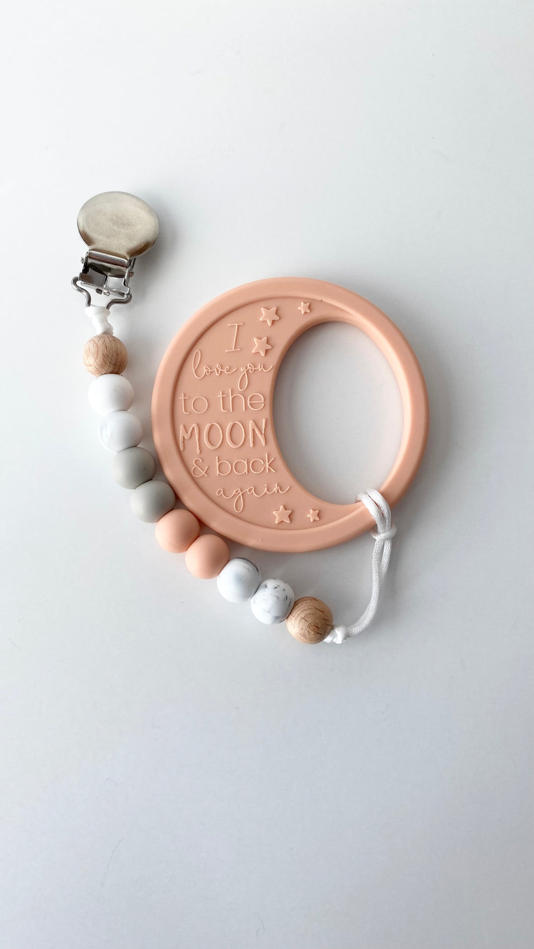 Moon teether with Clip